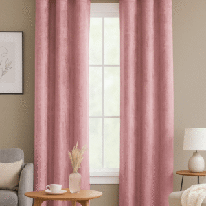 Solid Eyelet Curtain