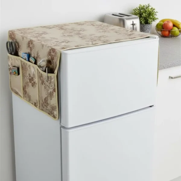 Fridge Top Cover, or Refrigerator Top Cover with Pockets.