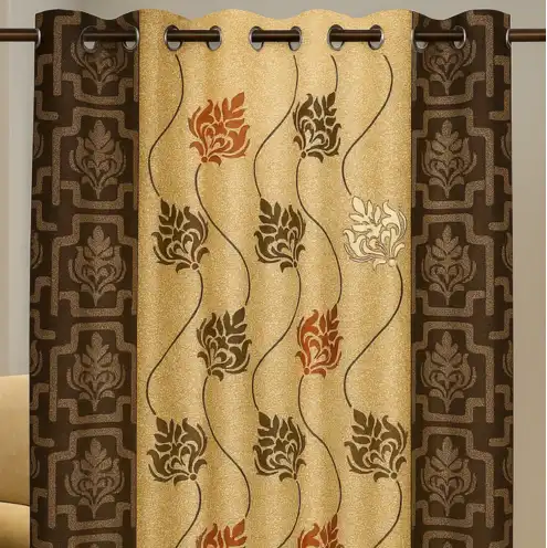 Elegant Floral Design Curtain