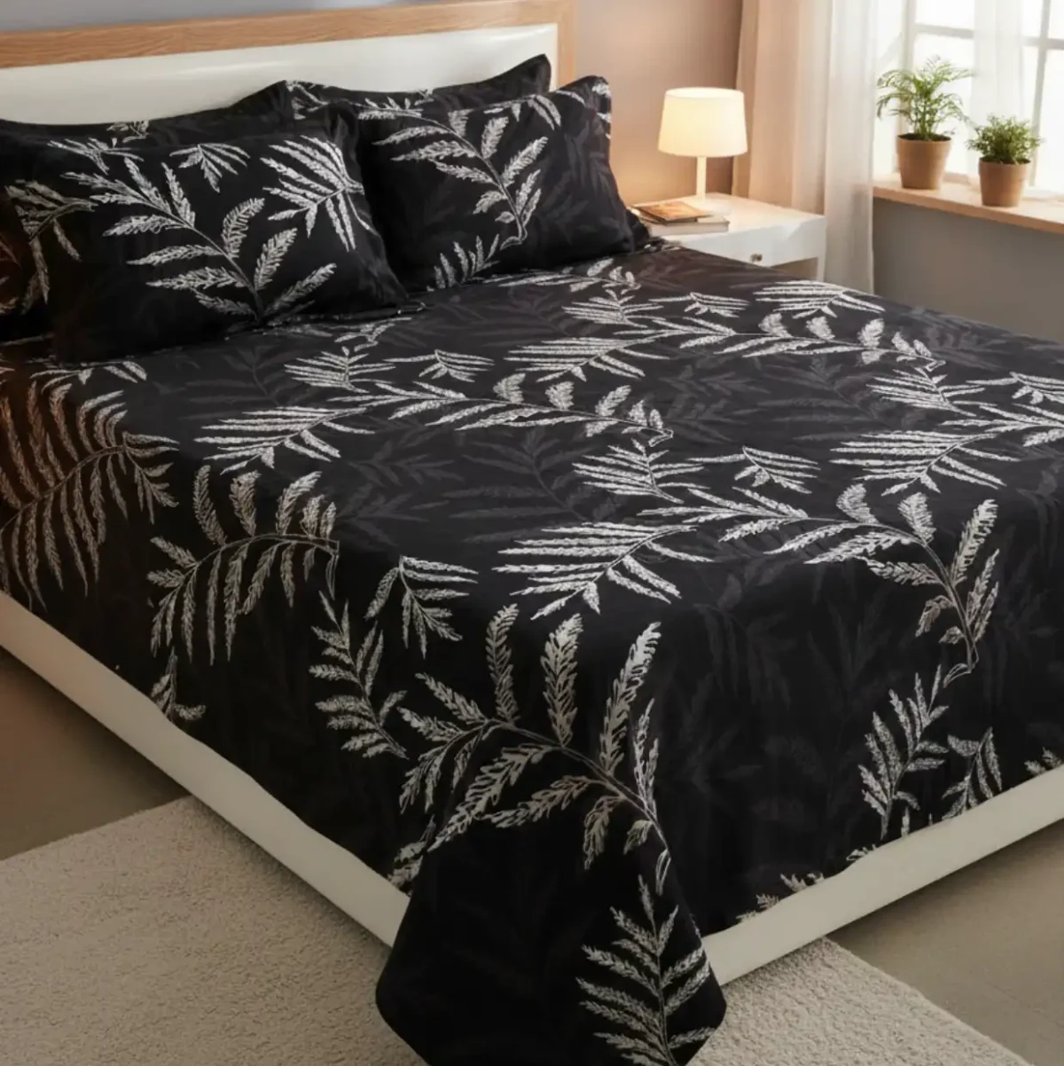 Modern 3D Printed Design bedsheet - Image 3